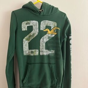 MENS - SWEATSHIRT - GREEN - HOLLISTER - SIZE M - SWEAT SHIRT